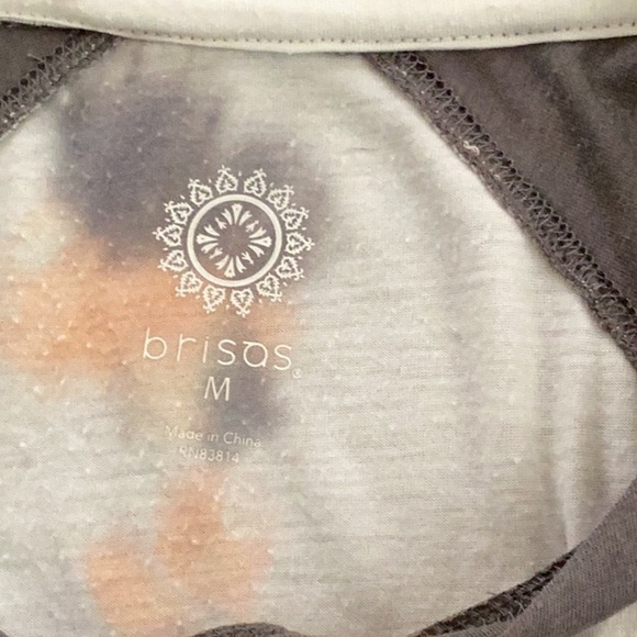 Orange and Gray Raglan Graphic Tee - Picture 5 of 8